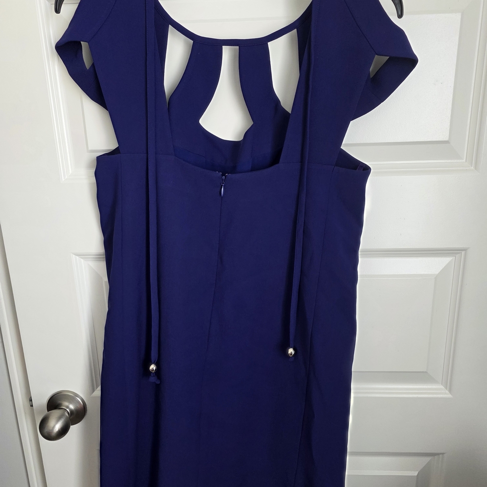 Diane Von Furstenberg Deep Blue Mini Dress